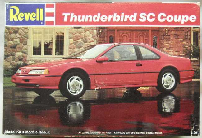 Revell 1/25 1992 Ford Thunderbird SC Coupe - Stock or Aero Versions, 7166 plastic model kit